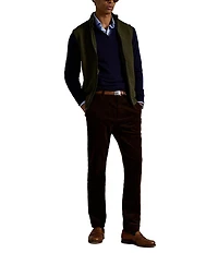 Polo Ralph Lauren Micro-Diamond Quilted Double-Knit Jersey Vest