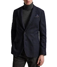Polo Ralph Lauren Modern Fit Glen Plaid Wool Blend Sport Coat