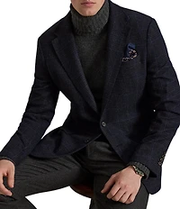 Polo Ralph Lauren Modern Fit Glen Plaid Wool Blend Sport Coat