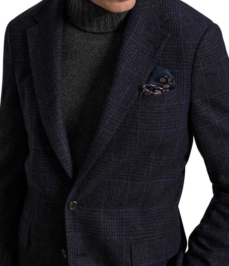 Polo Ralph Lauren Modern Fit Glen Plaid Wool Blend Sport Coat