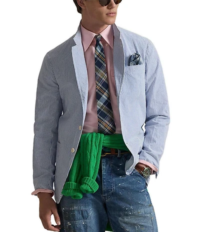 Polo Ralph Lauren Modern Fit Seersucker Jacket