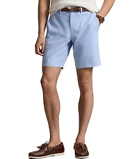 Polo Ralph Lauren Norwich Performance Straight Fit Flat-Front 9#double; Inseam Shorts