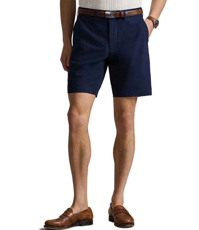 Polo Ralph Lauren Norwich Performance Straight Fit Flat-Front 9#double; Inseam Shorts