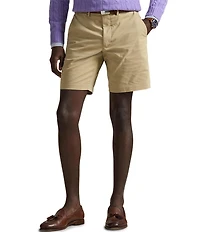 Polo Ralph Lauren Norwich Performance Straight Fit Flat-Front 9#double; Inseam Shorts