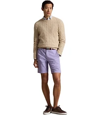 Polo Ralph Lauren Norwich Performance Straight Fit Flat-Front 9#double; Inseam Shorts