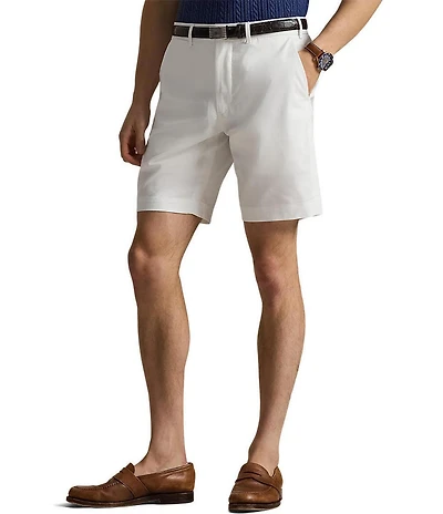 Polo Ralph Lauren Norwich Performance Straight Fit Flat-Front 9#double; Inseam Shorts