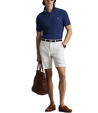 Polo Ralph Lauren Norwich Performance Straight Fit Flat-Front 9#double; Inseam Shorts