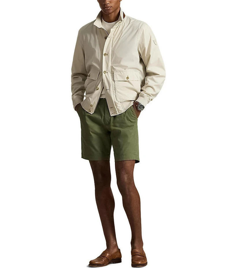 Polo Ralph Lauren Norwich Performance Straight Fit Flat-Front 9#double; Inseam Shorts