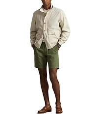 Polo Ralph Lauren Norwich Performance Straight Fit Flat-Front 9#double; Inseam Shorts