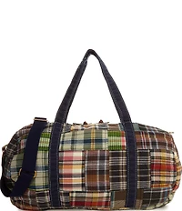 Polo Ralph Lauren Patchwork Madras Duffle Bag