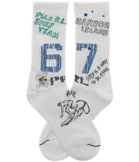 Polo Ralph Lauren Peace Love Surf Crew Socks