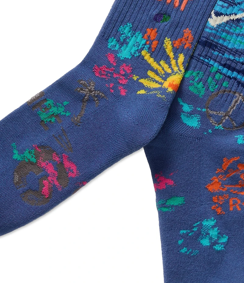 Polo Ralph Lauren Peace Love Surf Crew Socks