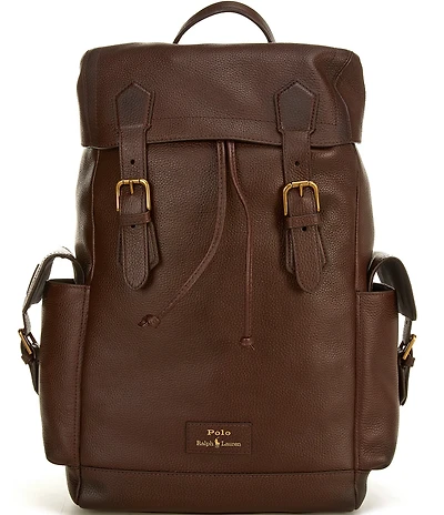 Polo Ralph Lauren Pebbled Leather Backpack