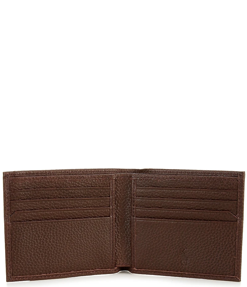 Polo Ralph Lauren Pebbled Leather Billfold Wallet