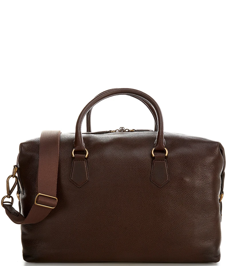 Polo Ralph Lauren Pebbled Leather Duffle Bag
