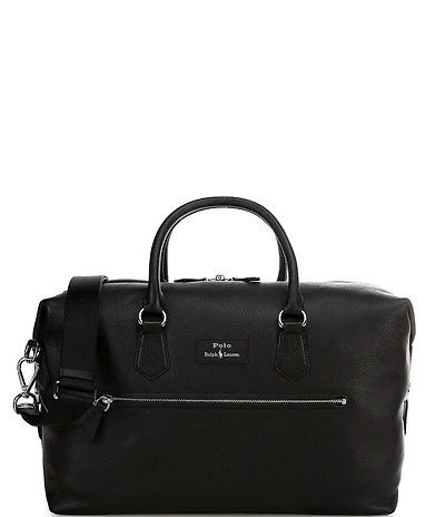 Polo Ralph Lauren Pebbled Leather Duffle Bag