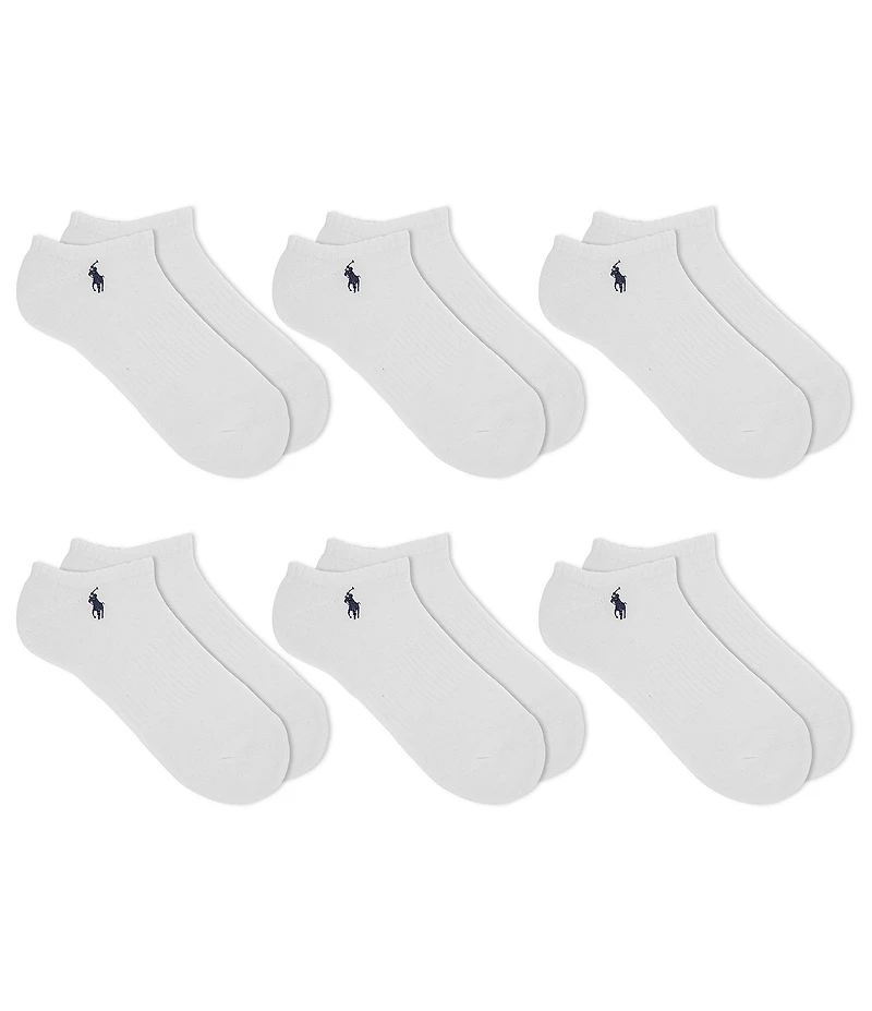 Polo Ralph Lauren Performance Cotton Low-Cut Socks 6-Pack