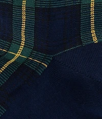 Polo Ralph Lauren Plaid and Pointers Dress Socks 2-Pack