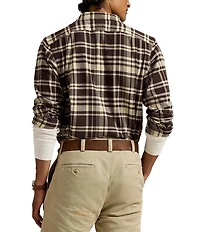 Polo Ralph Lauren Plaid Brushed Performance Stretch Long Sleeve Woven Shirt