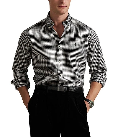 Polo Ralph Lauren Plaid Brushed Twill Long Sleeve Woven Shirt
