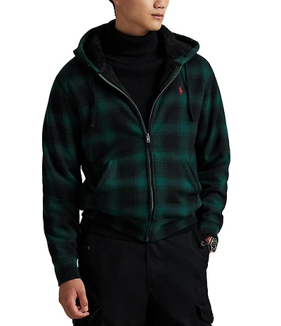 Polo Ralph Lauren Plaid Fleece Full-Zip Hoodie
