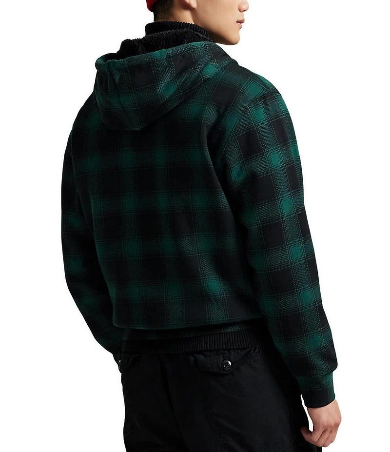 Polo Ralph Lauren Plaid Fleece Full-Zip Hoodie