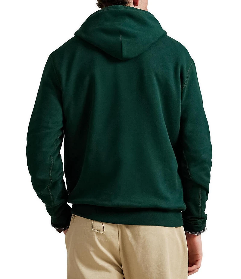 Polo Ralph Lauren Plaid-Logo Long Sleeve Fleece Hoodie