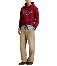 Polo Ralph Lauren Plaid-Logo Long Sleeve Fleece Hoodie