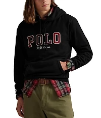 Polo Ralph Lauren Plaid-Logo Long Sleeve Fleece Hoodie