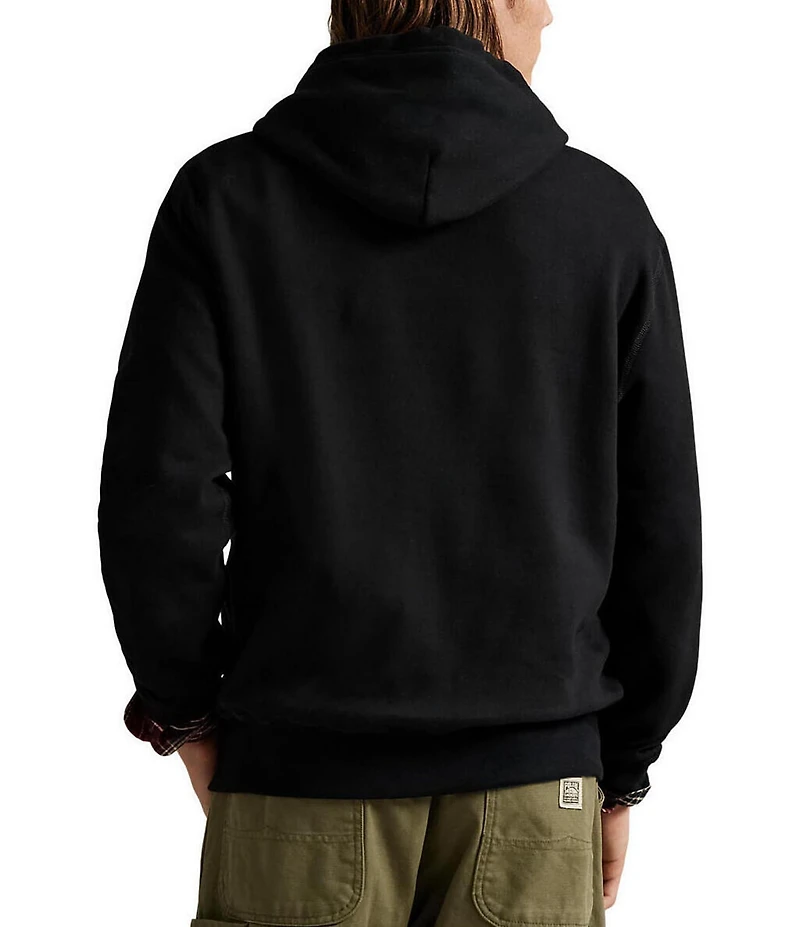 Polo Ralph Lauren Plaid-Logo Long Sleeve Fleece Hoodie