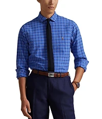 Polo Ralph Lauren Plaid Oxford Long Sleeve Woven Shirt
