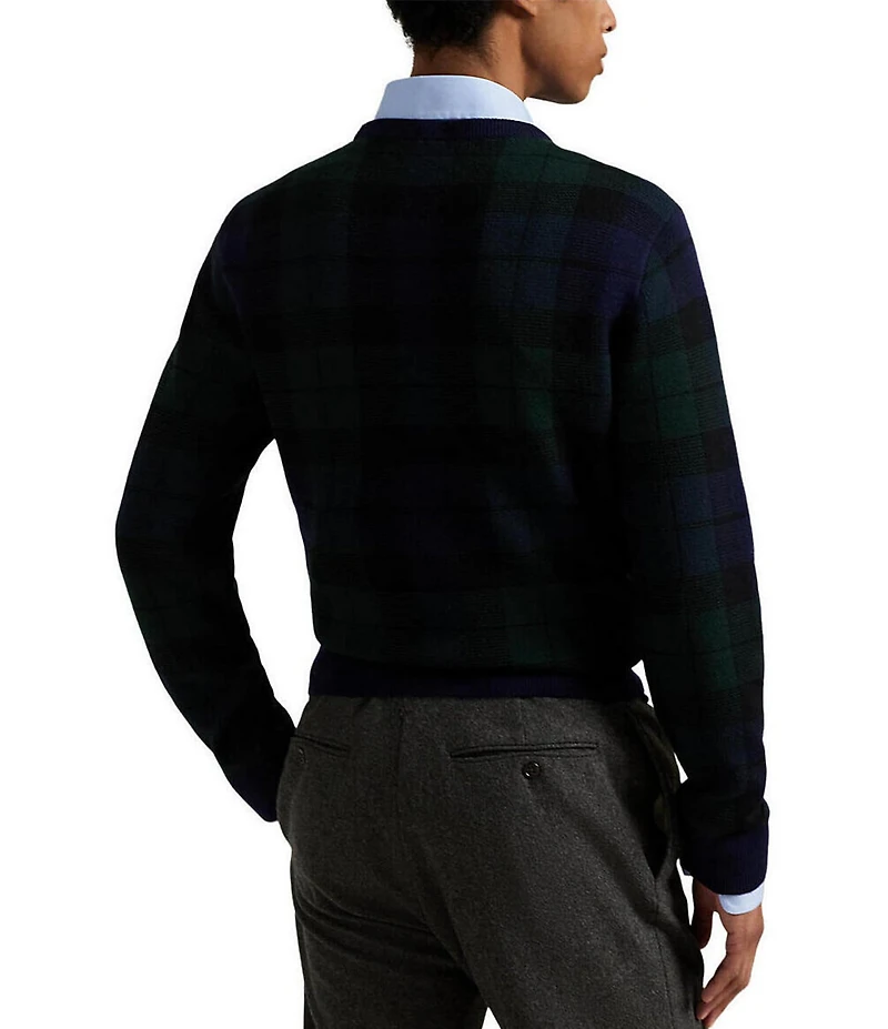 Polo Ralph Lauren Blackwatch Plaid Washable Wool Sweater
