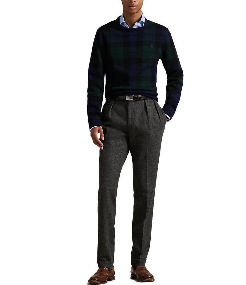 Polo Ralph Lauren Blackwatch Plaid Washable Wool Sweater