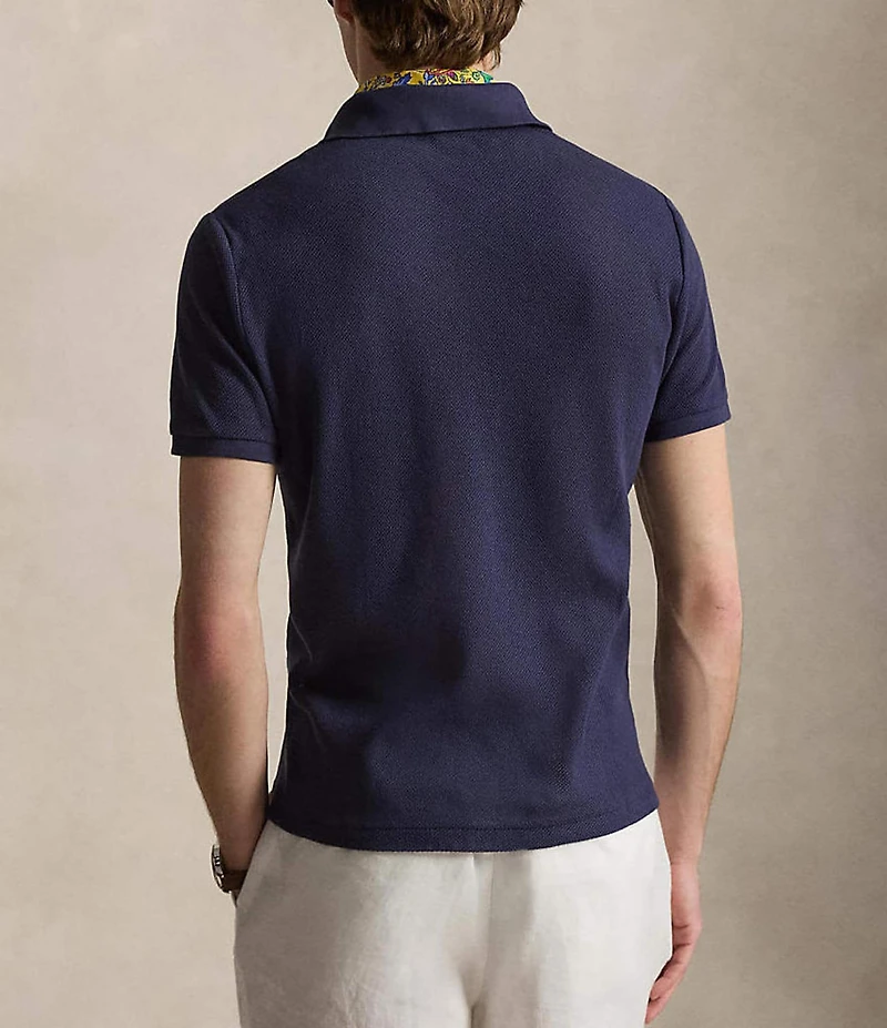 Polo Ralph Lauren Pointelle Jersey Short Sleeve Polo Shirt