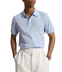 Polo Ralph Lauren Pointelle Jersey Short Sleeve Polo Shirt