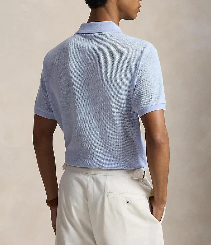 Polo Ralph Lauren Pointelle Jersey Short Sleeve Polo Shirt