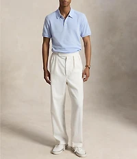 Polo Ralph Lauren Pointelle Jersey Short Sleeve Polo Shirt