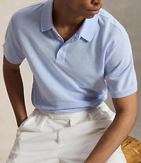 Polo Ralph Lauren Pointelle Jersey Short Sleeve Polo Shirt