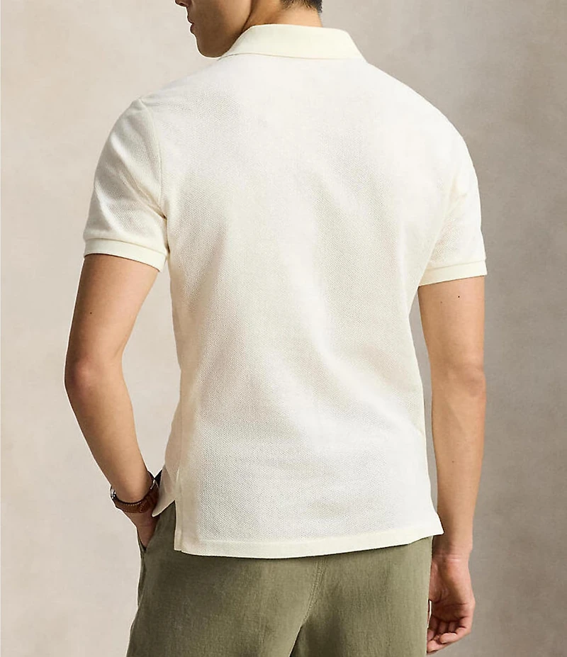 Polo Ralph Lauren Pointelle Jersey Short Sleeve Polo Shirt