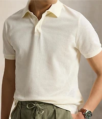 Polo Ralph Lauren Pointelle Jersey Short Sleeve Polo Shirt