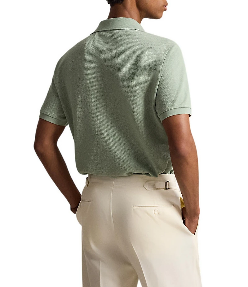 Polo Ralph Lauren Pointelle Jersey Short Sleeve Polo Shirt