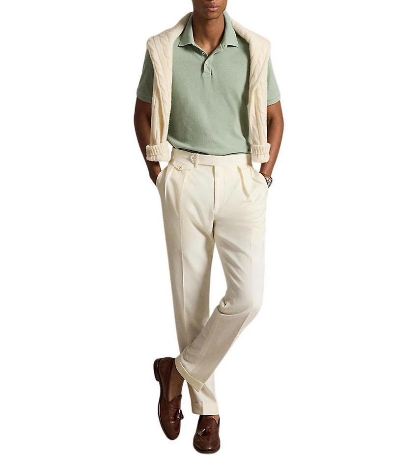 Polo Ralph Lauren Pointelle Jersey Short Sleeve Polo Shirt