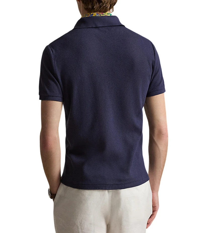 Polo Ralph Lauren Pointelle Jersey Short Sleeve Polo Shirt