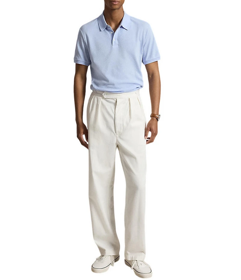 Polo Ralph Lauren Pointelle Jersey Short Sleeve Polo Shirt