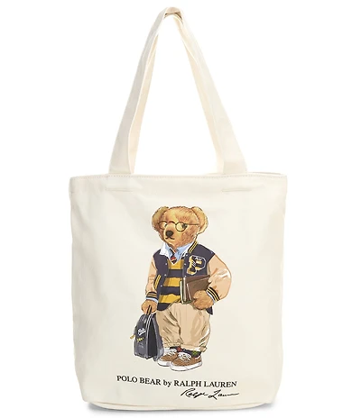 Polo Ralph Lauren Polo Bear Canvas Tote Bag
