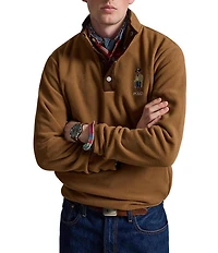 Polo Ralph Lauren Polo Bear Fleece Quarter Snap Pullover