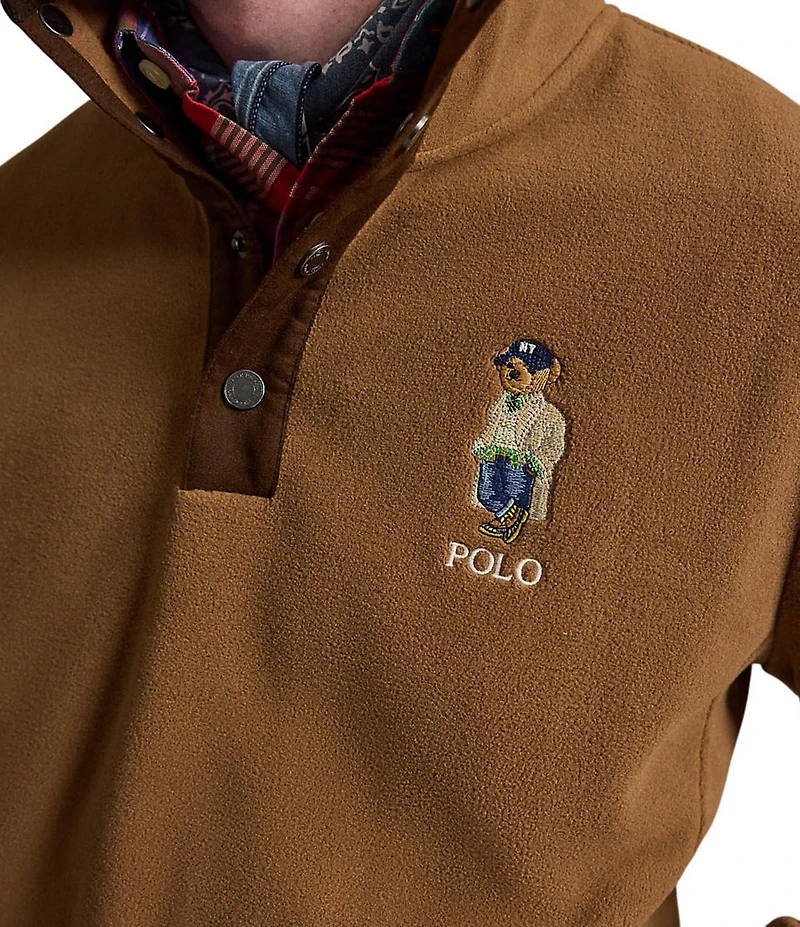 Polo Ralph Lauren Polo Bear Fleece Quarter Snap Pullover