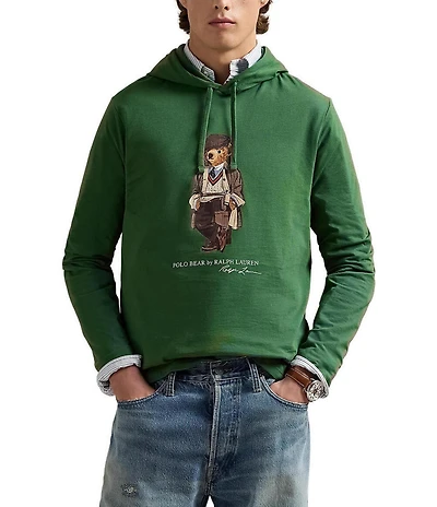 Polo Ralph Lauren Polo Bear Graphic Long Sleeve Hoodie T-Shirt