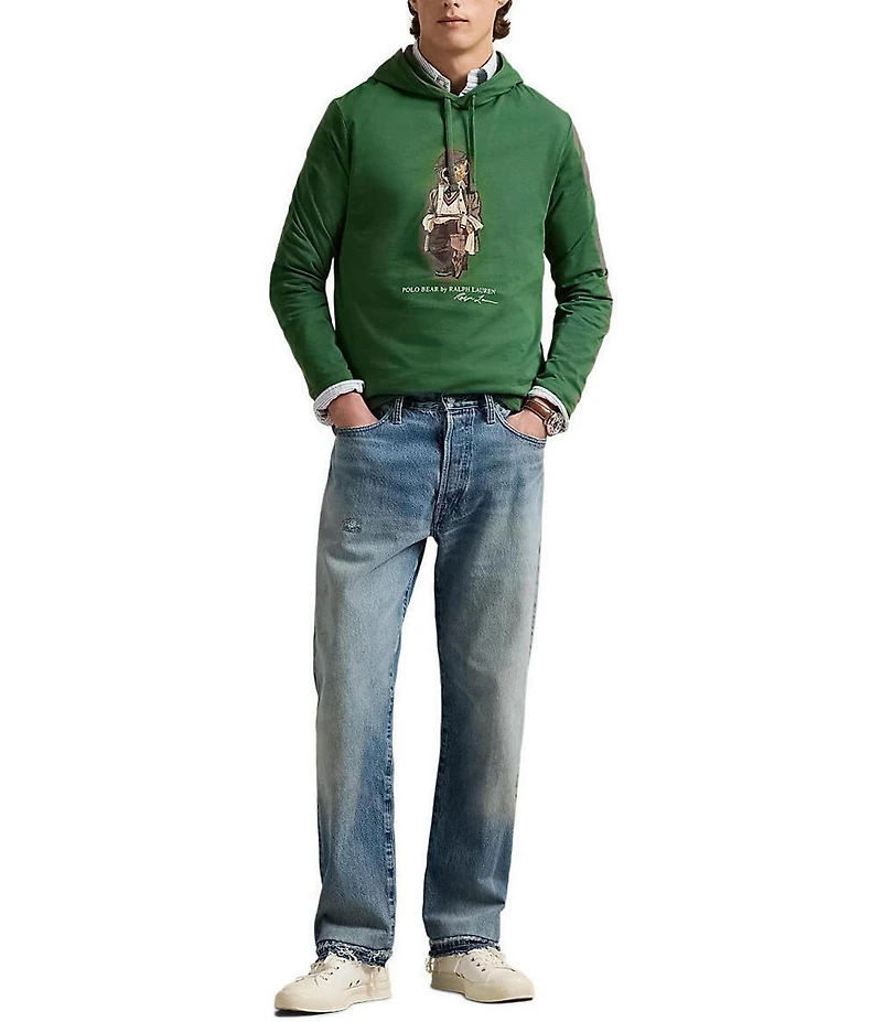 Polo Ralph Lauren Polo Bear Graphic Long Sleeve Hoodie T-Shirt