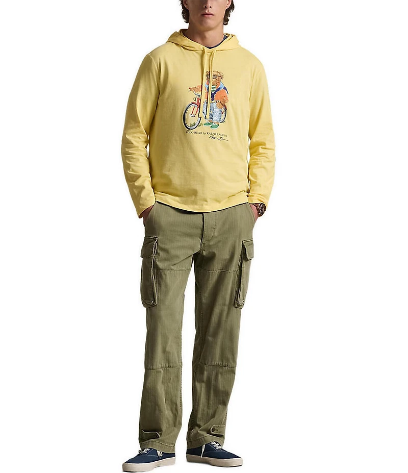 Polo Ralph Lauren Polo Bear Hooded Long Sleeve T-Shirt